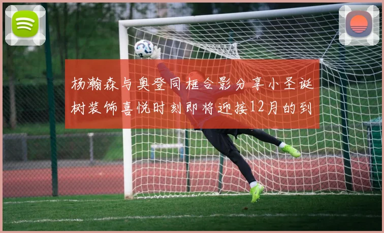 杨瀚森与奥登同框合影分享小圣诞树装饰喜悦时刻即将迎接12月的到来