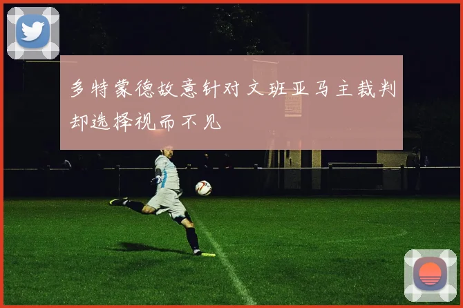 多特蒙德故意针对文班亚马主裁判却选择视而不见